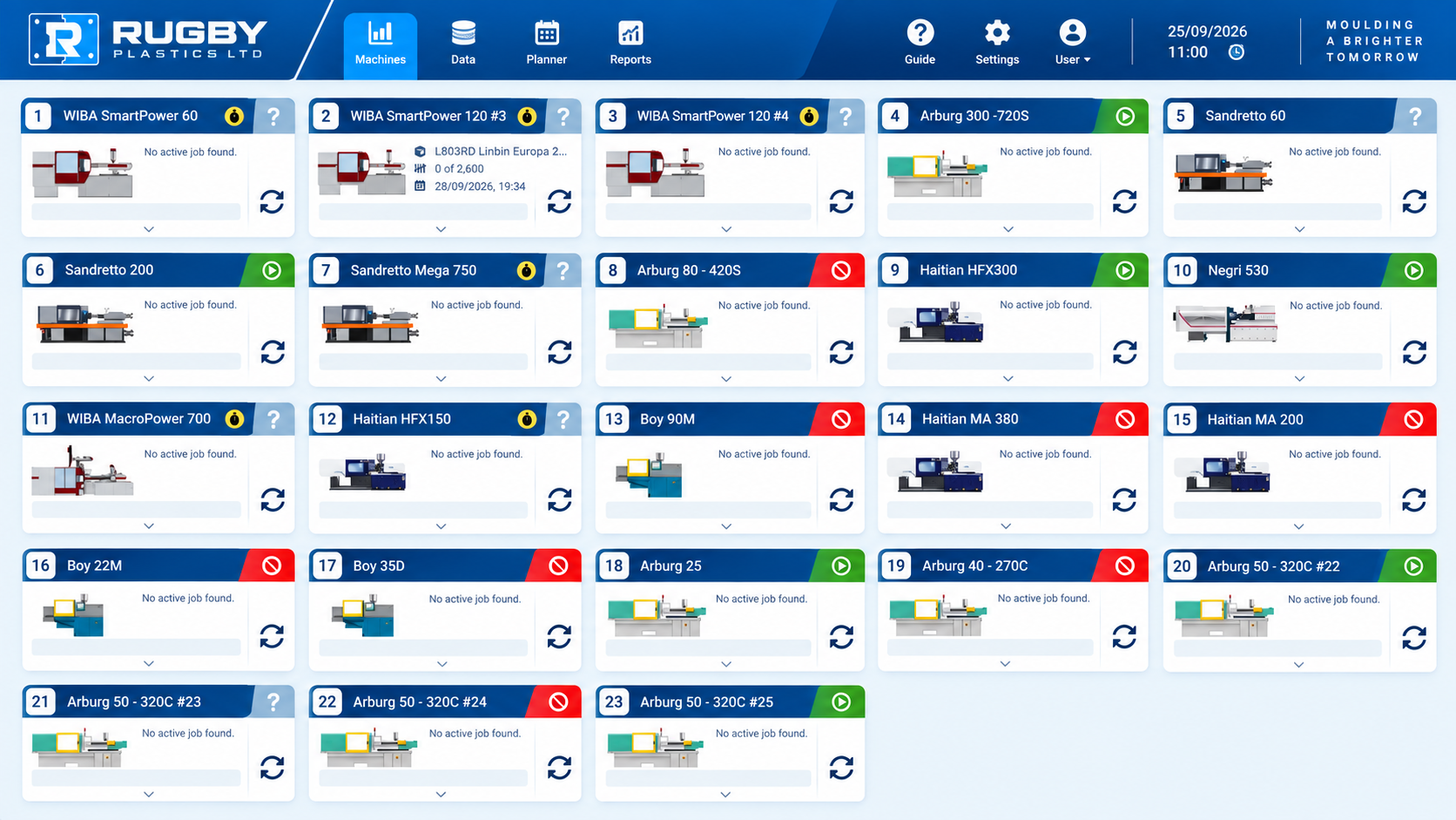 Rugby Plastics Manufacturing Execution System — equipment reference image